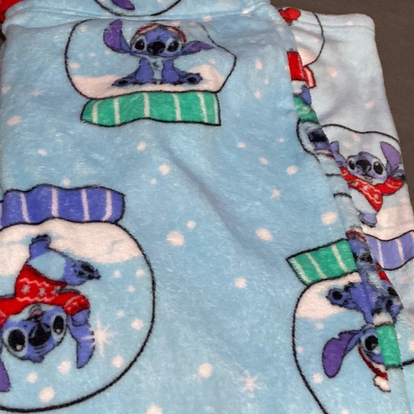 Stitch Christmas Holiday Fleece Pants Size XL NWT - Picture 2 of 2